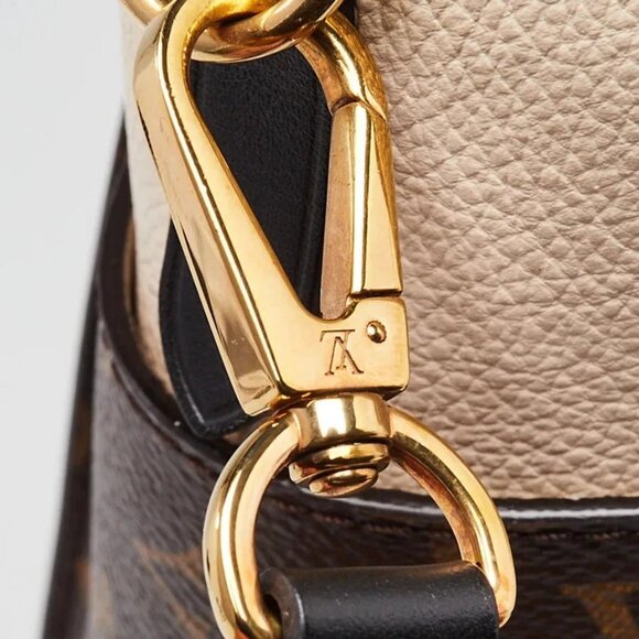 Louis Vuitton Red/Beige/Black Leather On My Side MM Bag - Picture 7 of 12